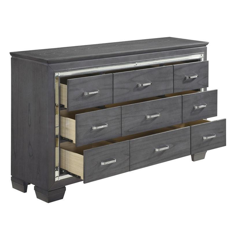 Homelegance Allura Dresser in Gray 1916GY-5 - Dresser - Half Price Furniture