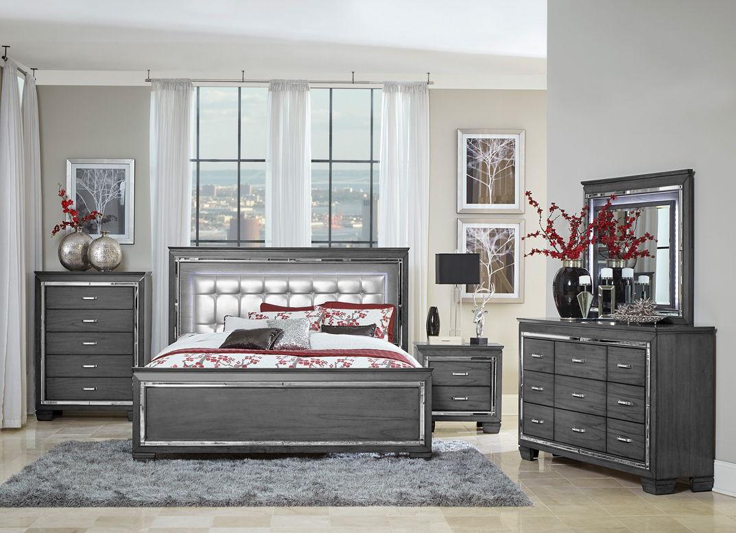 Homelegance Allura Dresser in Gray 1916GY-5 - Dresser - Half Price Furniture