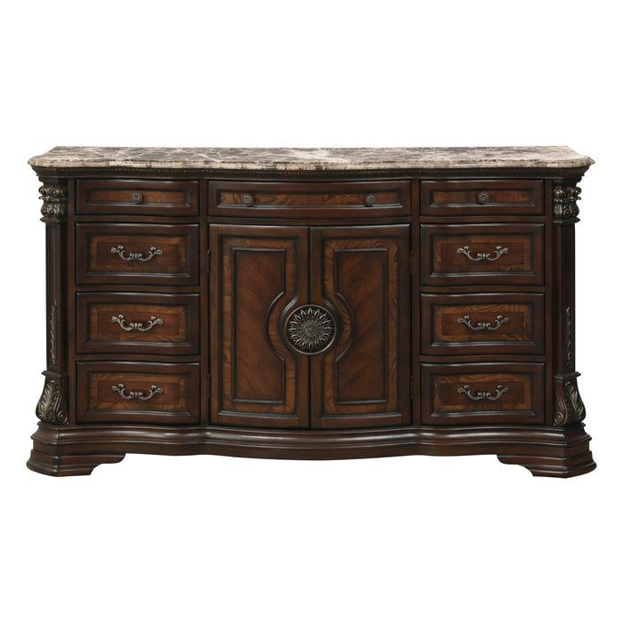 Homelegance Antoinetta Dresser in Warm Cherry 1919-5 Half Price Furniture