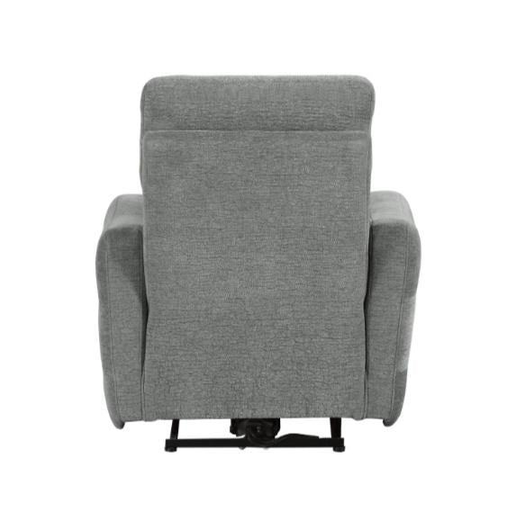Homelegance Furniture Edition Power Lay Flat Reclining Chair in Dove Grey 9804DV-1PWH - Chair - Half Price Furniture