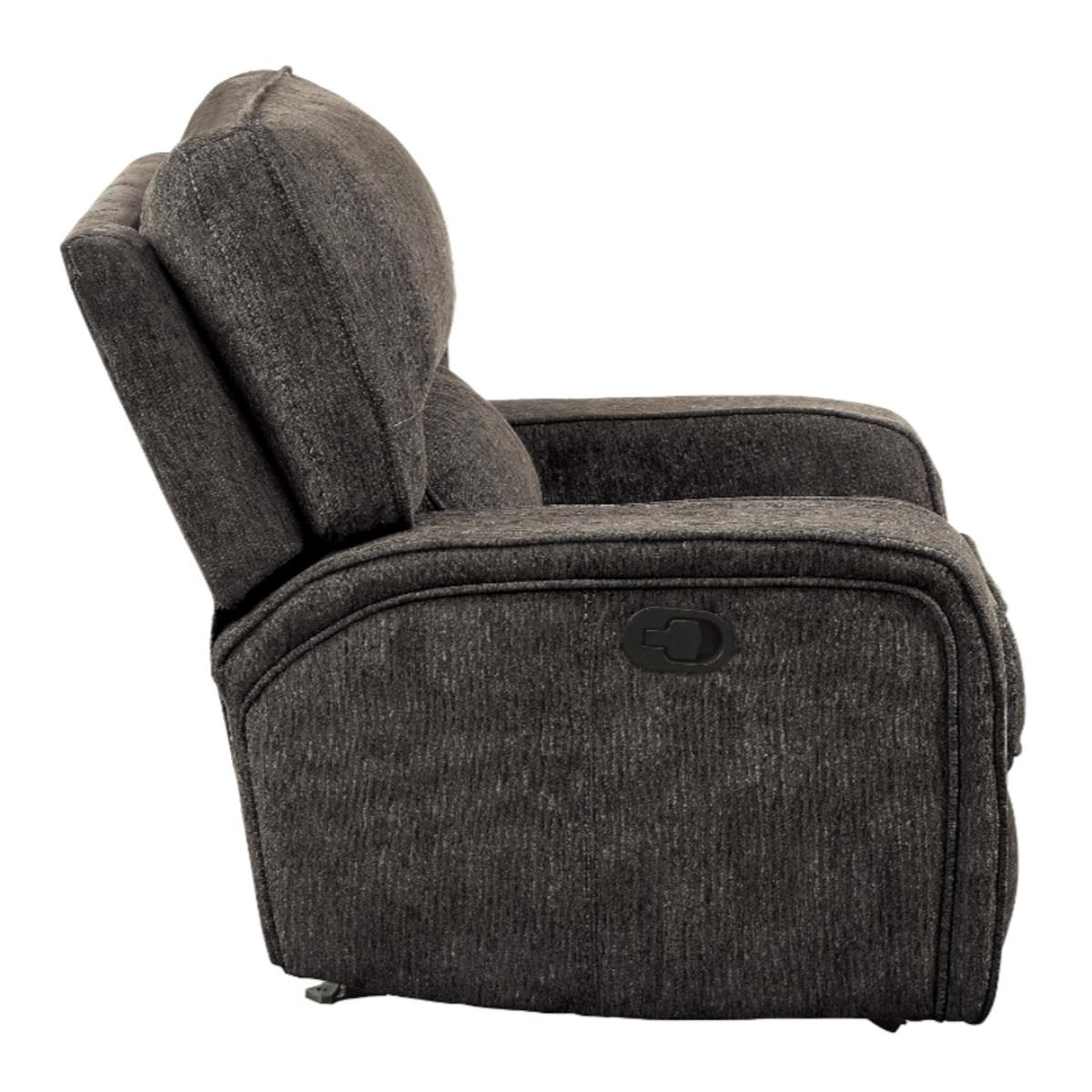 Homelegance Furniture Borneo Power Reclining Chair in Chocolate - Recliner - Half Price Furniture