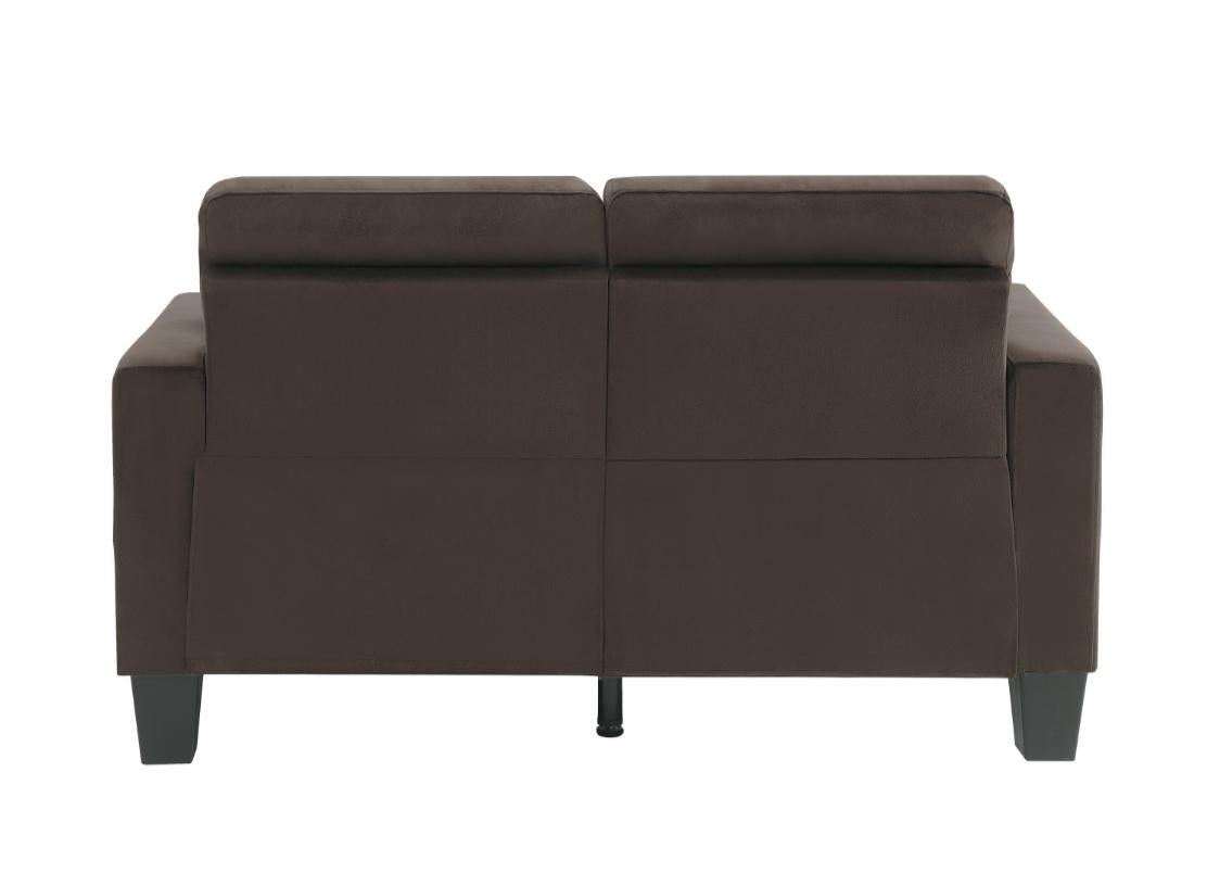 Homelegance Furniture Lantana Sofa in Chocolate 9957CH-3 - Sofa - Half Price Furniture