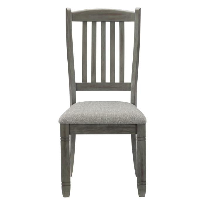 Homelegance Granby Side Chair in Antique Gray (Set of 2) 5627GYS Half Price Furniture