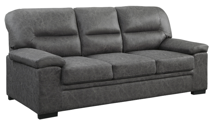Homelegance Furniture Michigan Sofa in Dark Gray 9407DG-3 - Sofa - Half Price Furniture