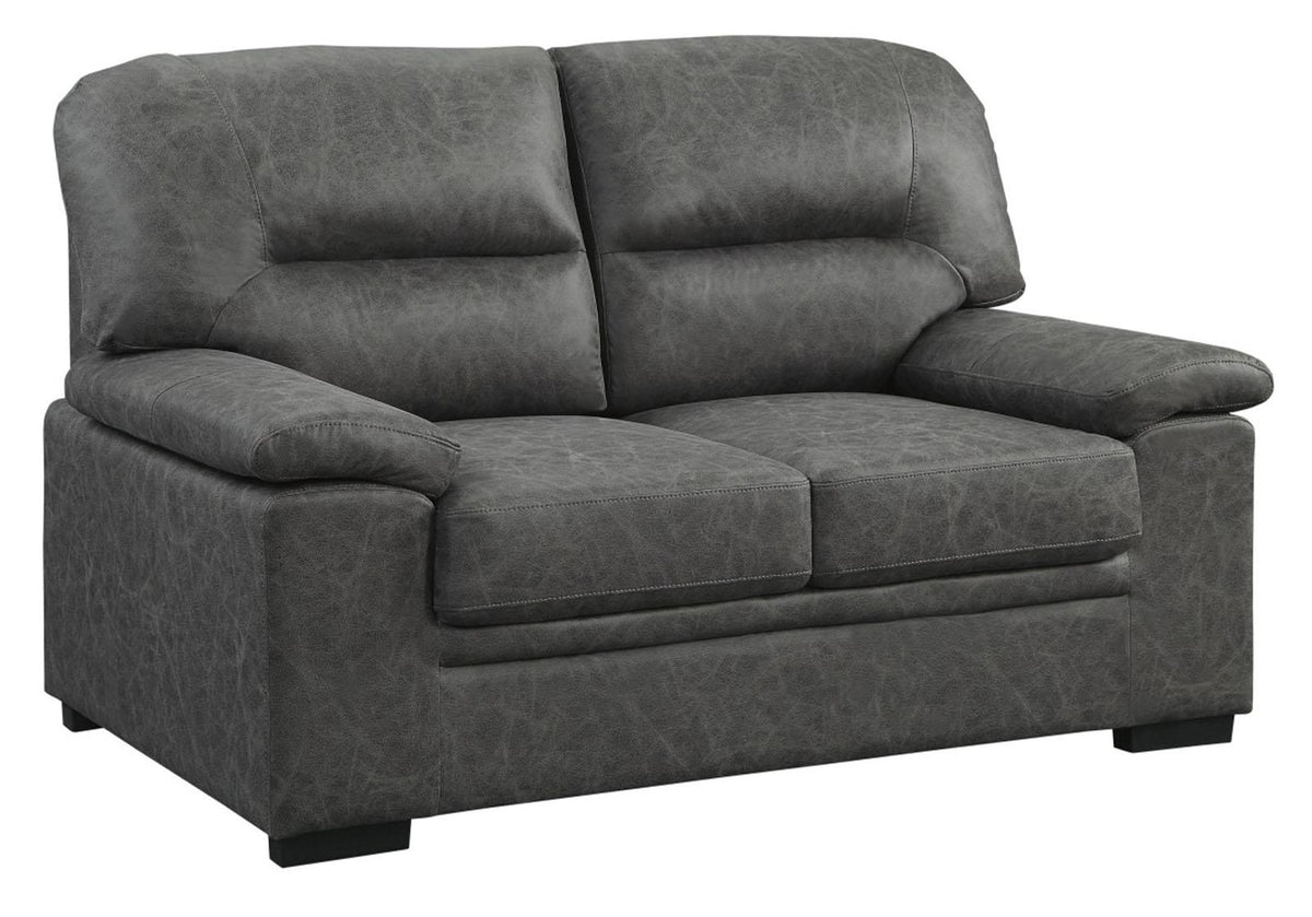 Homelegance Furniture Michigan Loveseat in Dark Gray 9407DG-2 Half Price Furniture