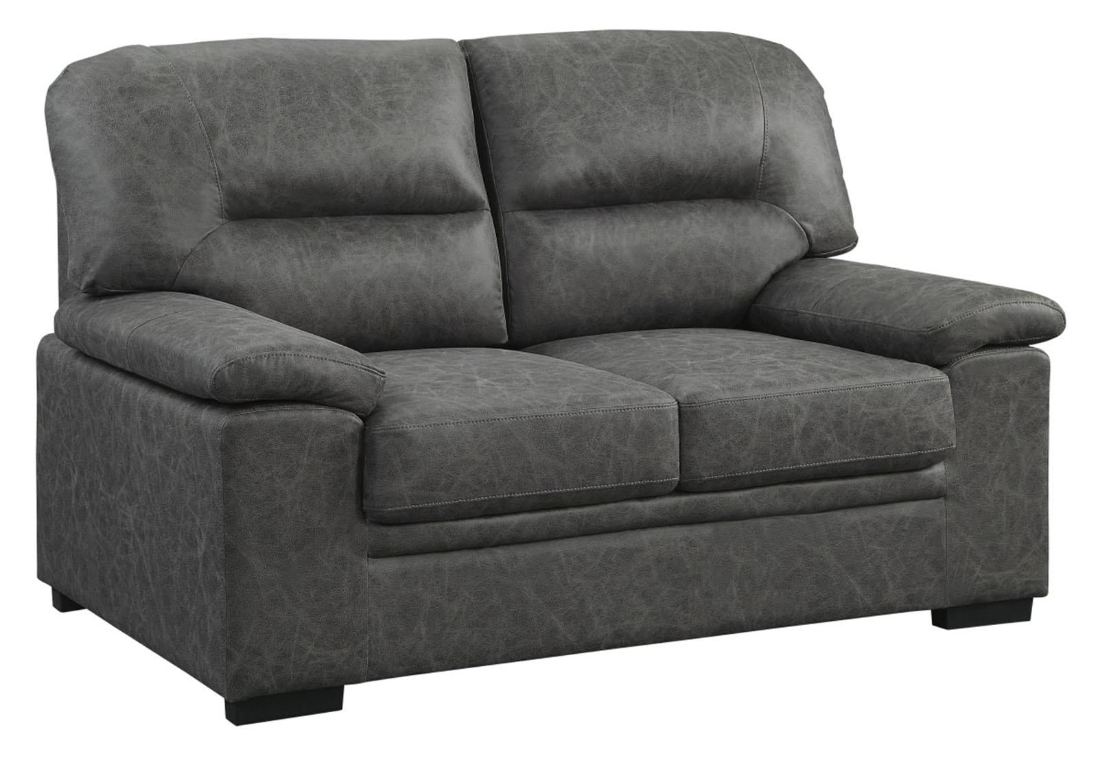 Homelegance Furniture Michigan Loveseat in Dark Gray 9407DG-2 Half Price Furniture