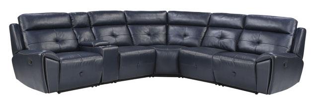 Homelegance Furniture Avenue Armless Chair in Navy 9469NVB-AC Half Price Furniture