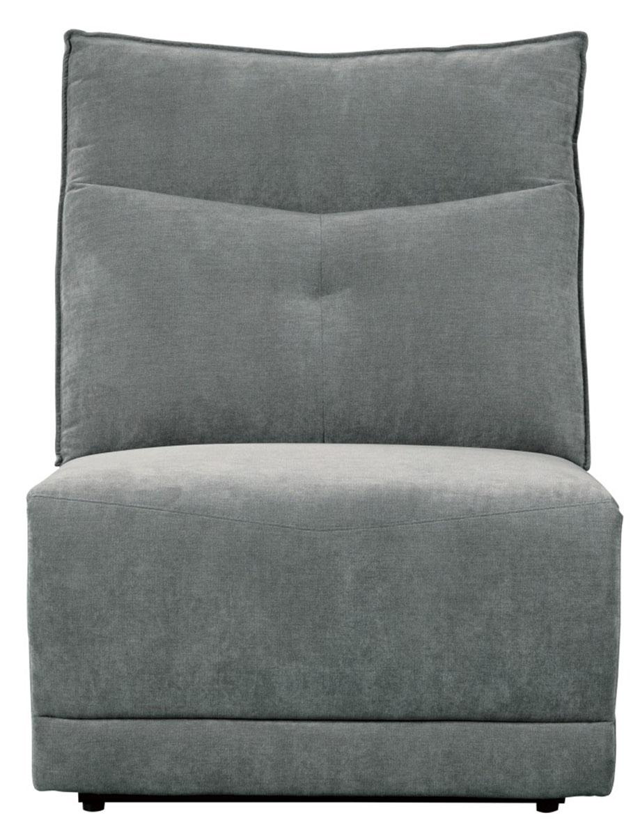 Homelegance Furniture Tesoro Armless Reclining Chair in Dark Gray 9509DG-AR - Chair - Half Price Furniture