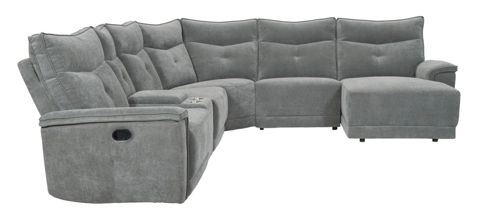 Homelegance Furniture Tesoro Corner Seat in Dark Gray 9509DG-CR - Chair - Half Price Furniture