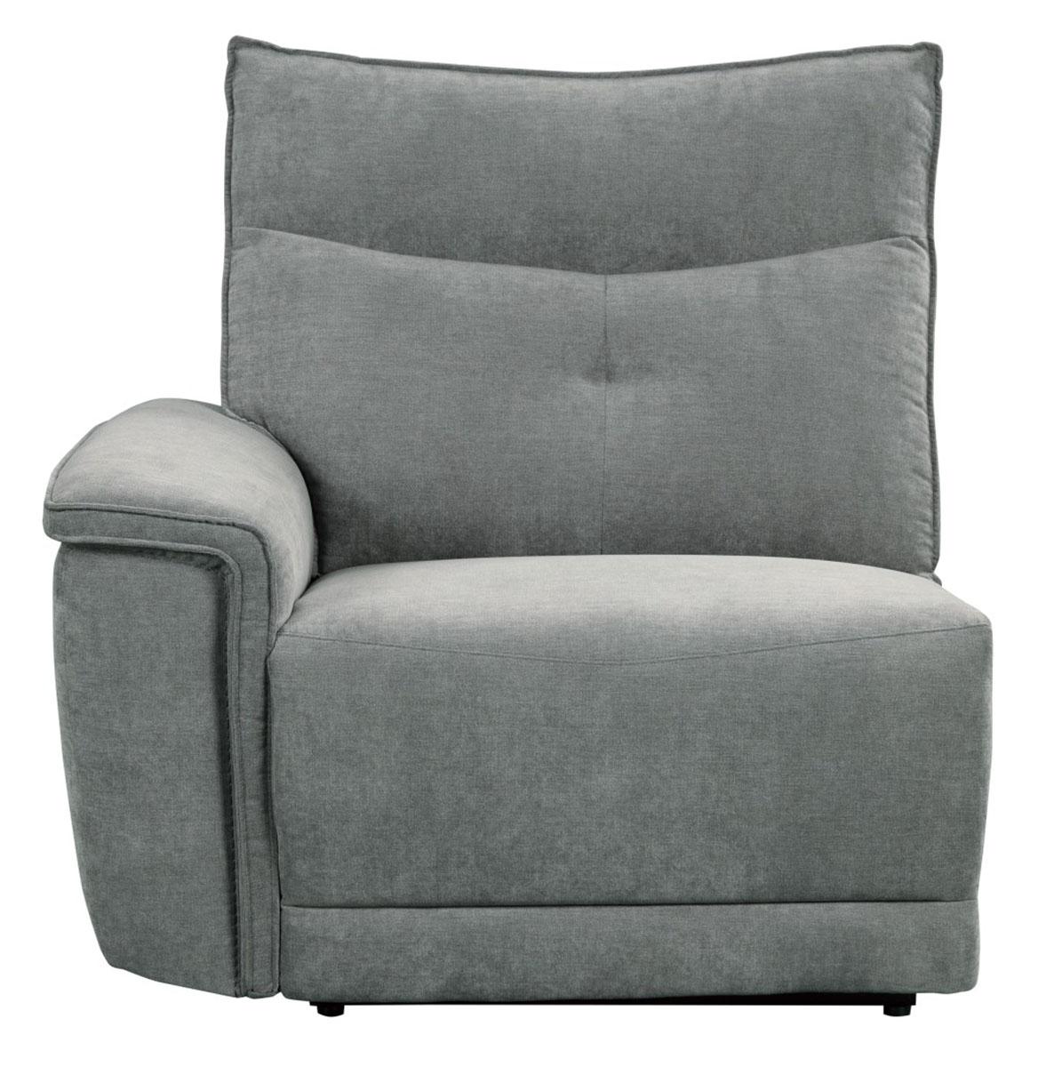 Homelegance Furniture Tesoro Left Side Reclining Chair in Dark Gray 9509DG-LR - Chair - Half Price Furniture