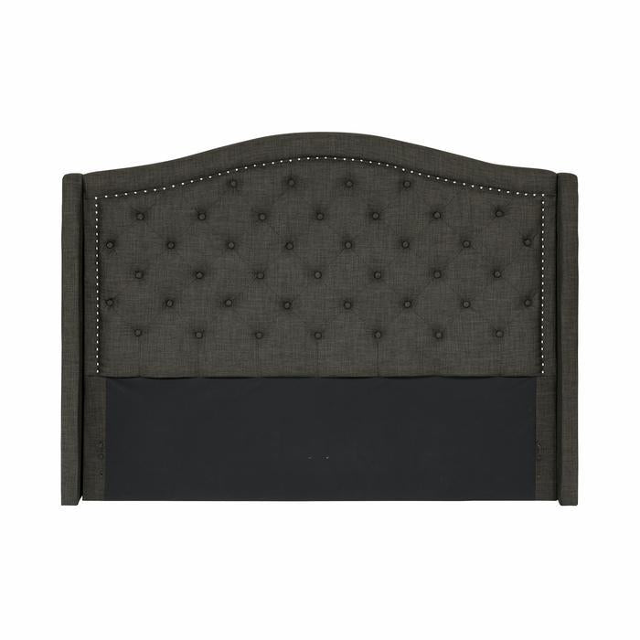 Bryndle (1/3)Eastern King Headboard,Buton-Tufted&Nailhead Half Price Furniture
