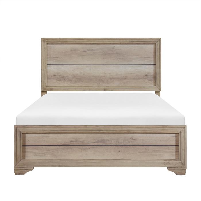 Homelegance Lonan Twin Panel Bed in Natural 1955T-1* Half Price Furniture