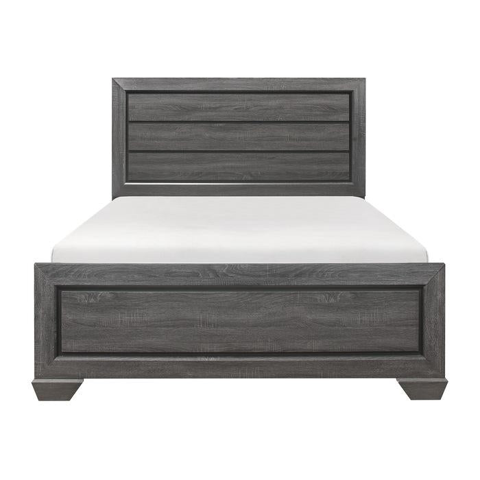 Homelegance Beechnut Queen Panel Bed in Gray 1904GY-1 Half Price Furniture
