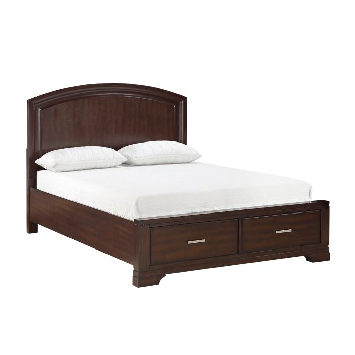 1520CHK-1EK*-Bedroom (3) Eastern King Platform Bed with Footboard Storage - Storage - Half Price Furniture