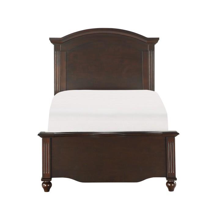 Homelegance Furniture Meghan Twin Panel Bed in Espresso Half Price Furniture