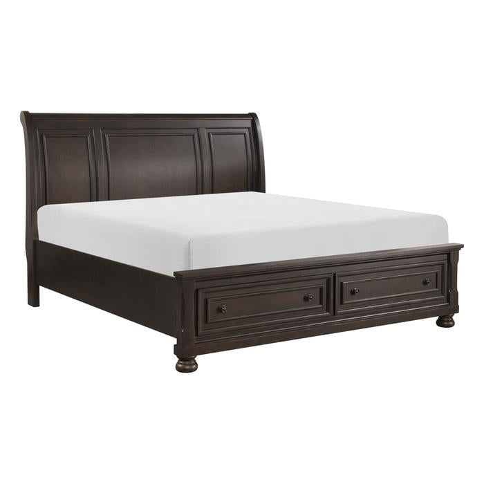 Begonia (3)California King Platform Bed with Footboard Storage - Storage - Half Price Furniture