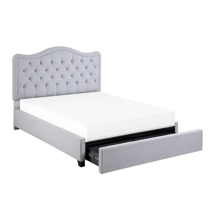Toddrick (4) Queen Platform Bed with Storage Drawers Half Price Furniture