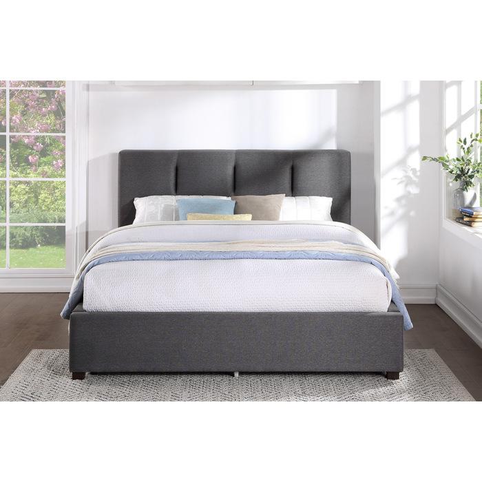Aitana (4) Eastern King Platform Bed with Storage Footboard - Bed - Half Price Furniture