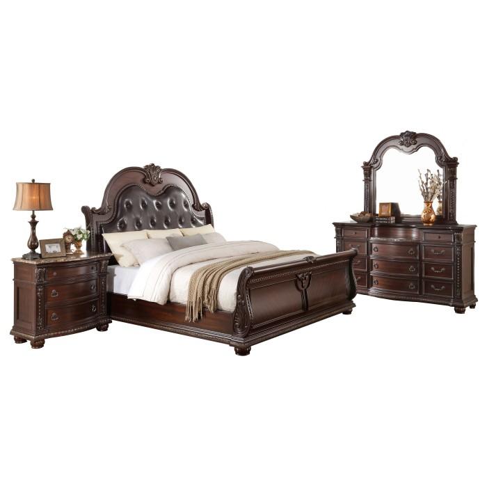 Cavalier (4)California King Sleigh Bed - Bed - Half Price Furniture