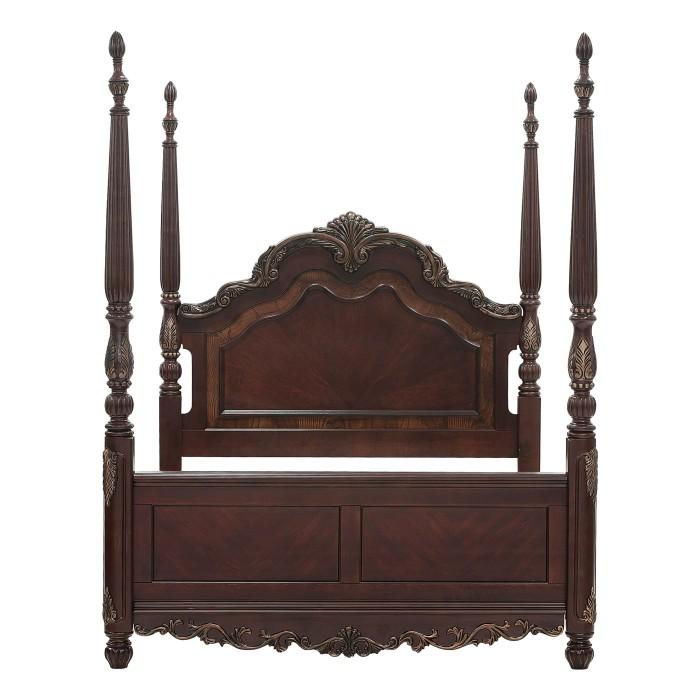 Frazier Park (4)Eastern King Poster Bed Half Price Furniture