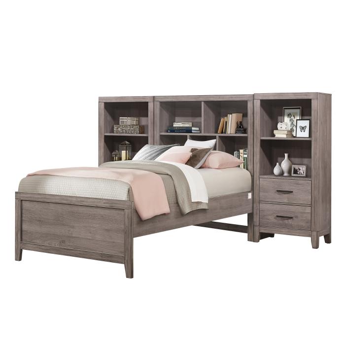 Woodrow 3pc Set Twin Wall Bed (TB+2PNS) - Bedroom Set - Half Price Furniture