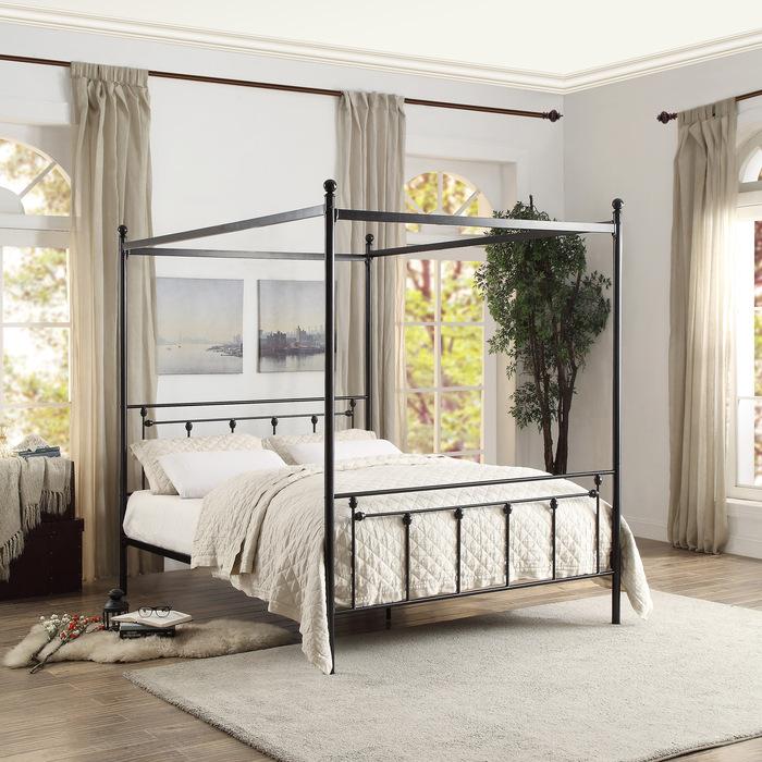 Chelone Queen Canopy Platform Bed - Bed - Half Price Furniture