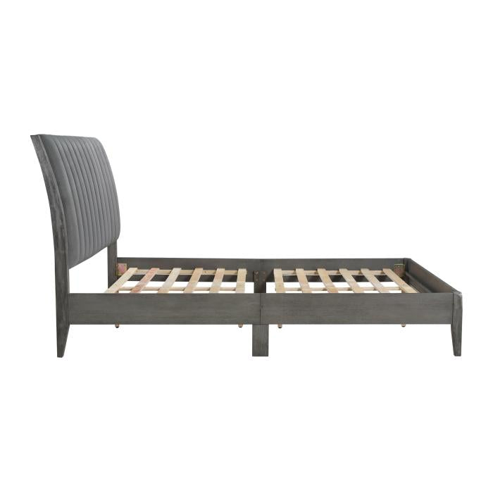 Dade Queen Platform Bed - Bed - Half Price Furniture