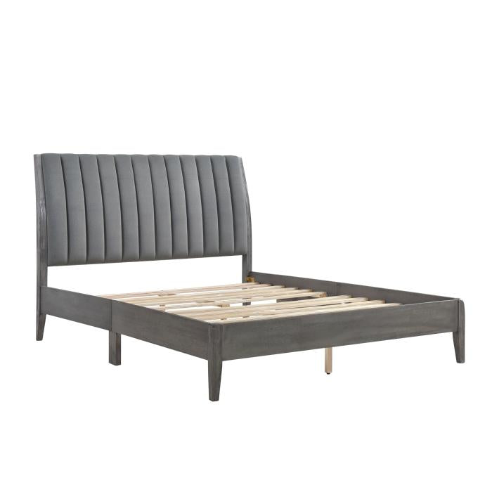 Dade Queen Platform Bed - Bed - Half Price Furniture