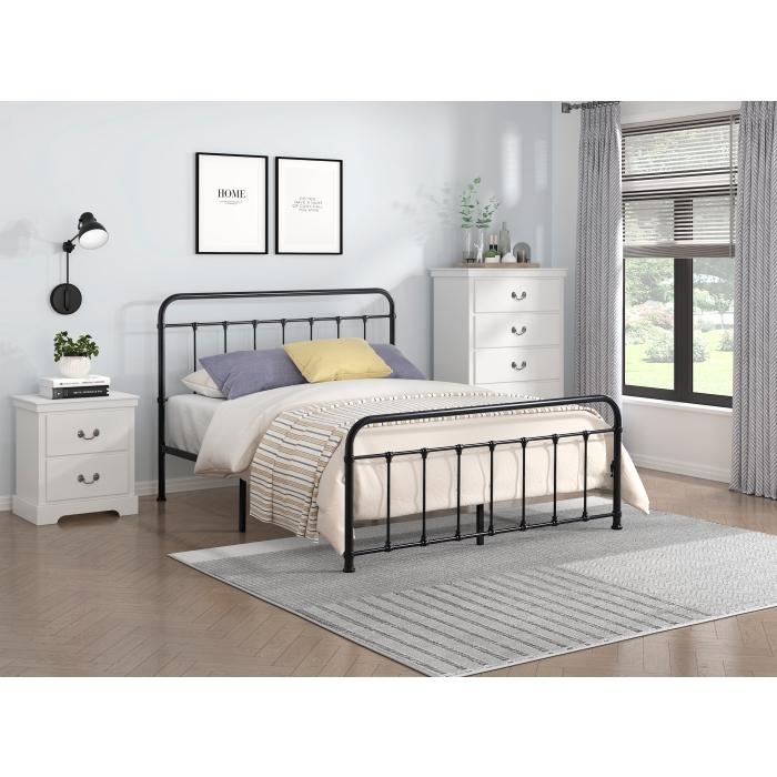 Fawn Queen Platform Bed - Bed - Half Price Furniture