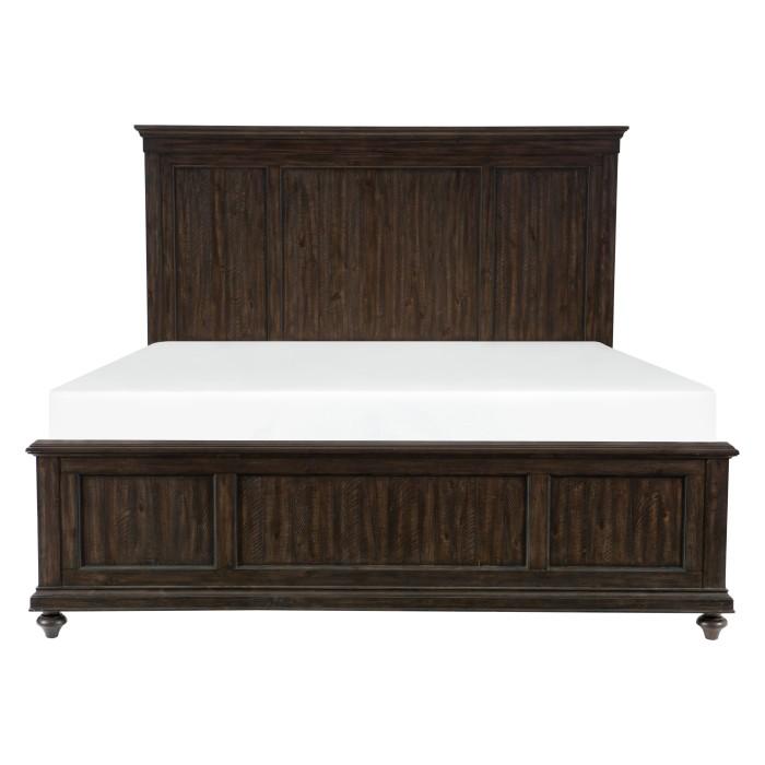 Homelegance Cardona King Panel Bed in Driftwood Charcoal 1689K-1EK* Half Price Furniture