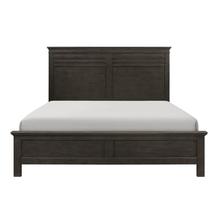 Homelegance Blaire Farm Full Panel Bed in Saddle Brown Wood 1675F-1* Half Price Furniture