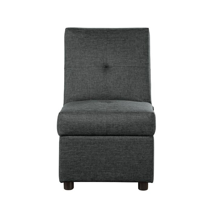 4573GY - Storage Ottoman/Chair - Half Price Furniture