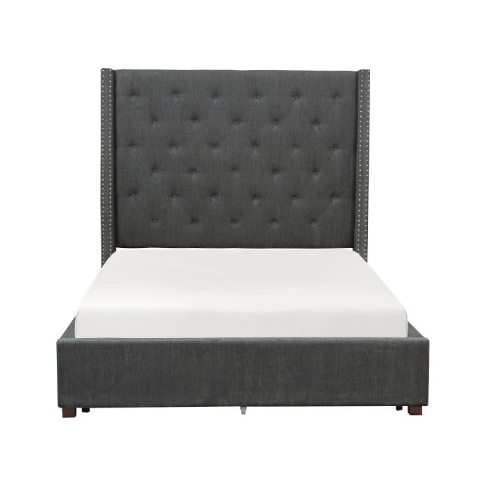 5877KGY-1EK* - (2)Eastern King Platform Bed Half Price Furniture
