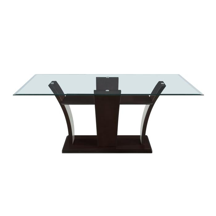 710-72* - (3)Dining Table, Glass Top Half Price Furniture