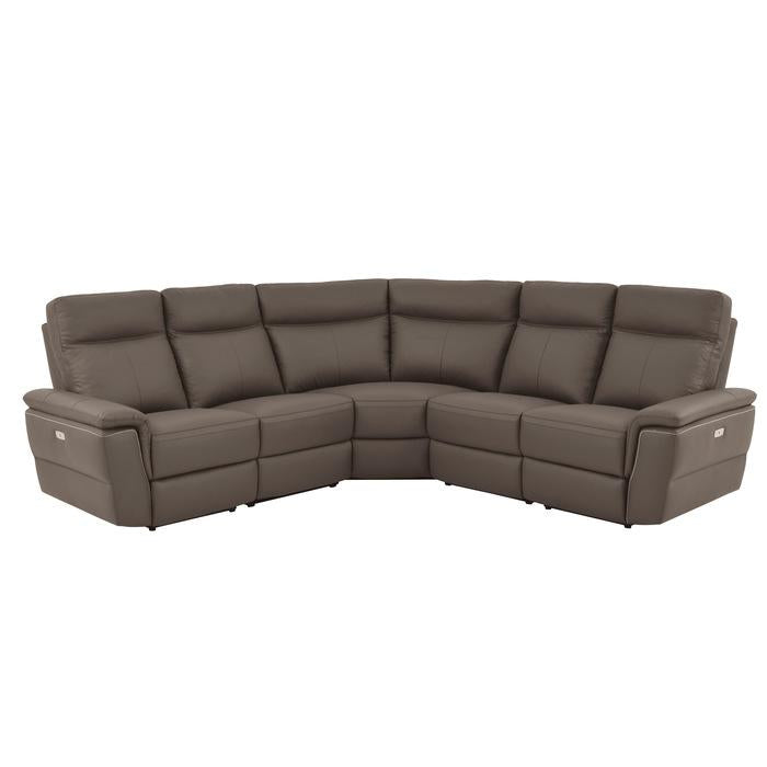 8308*5C1PW - (5)5-Piece Modular Power Reclining Sectional Half Price Furniture