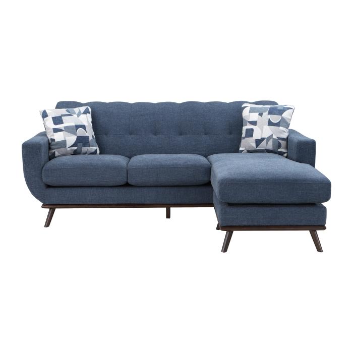 8341BL-3SCRV - Reversible Sofa Chaise Half Price Furniture