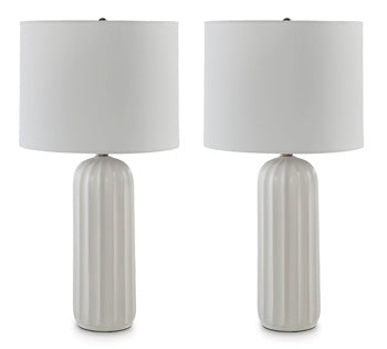 Clarkland Table Lamp (Set of 2) - Lamp - Half Price Furniture