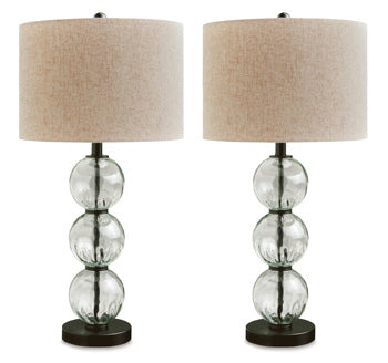 Airbal Table Lamp (Set of 2) - Lamp Set - Half Price Furniture