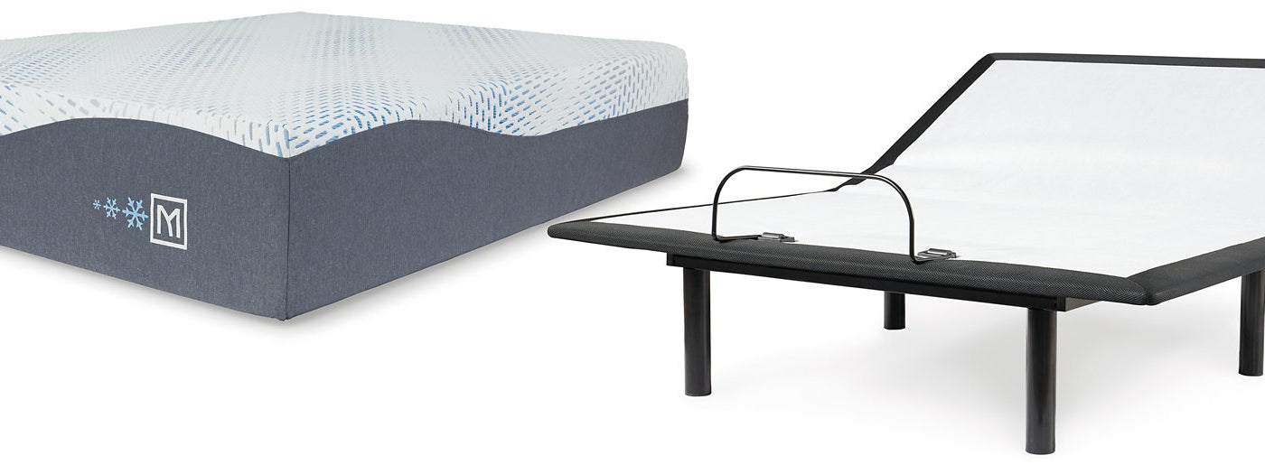 Millennium Luxury Gel Latex and Memory Foam Mattress and Base Set Half Price Furniture