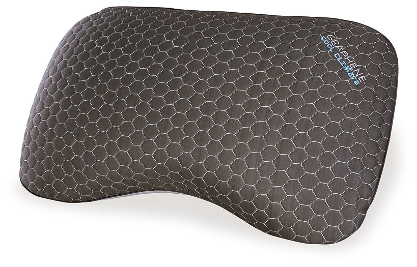 Zephyr 2.0 Graphene Curve Pillow (6/Case)  Las Vegas Furniture Stores