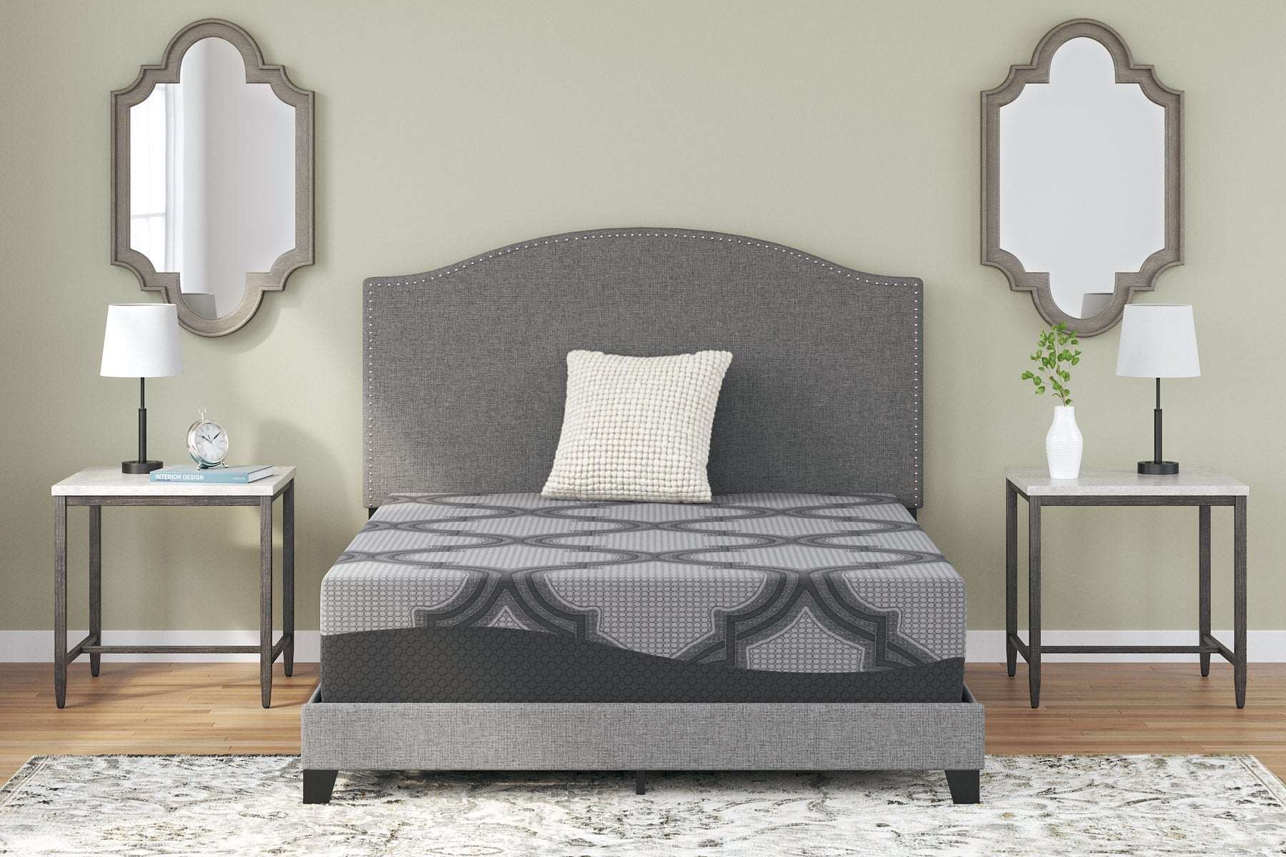12 Inch Ashley Hybrid Mattress Half Price Furniture