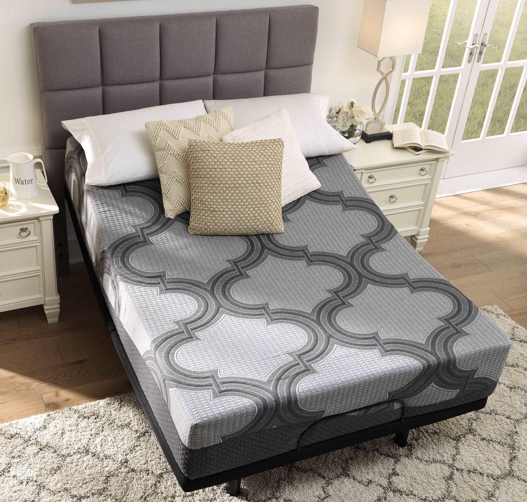 12 Inch Ashley Hybrid Mattress Half Price Furniture