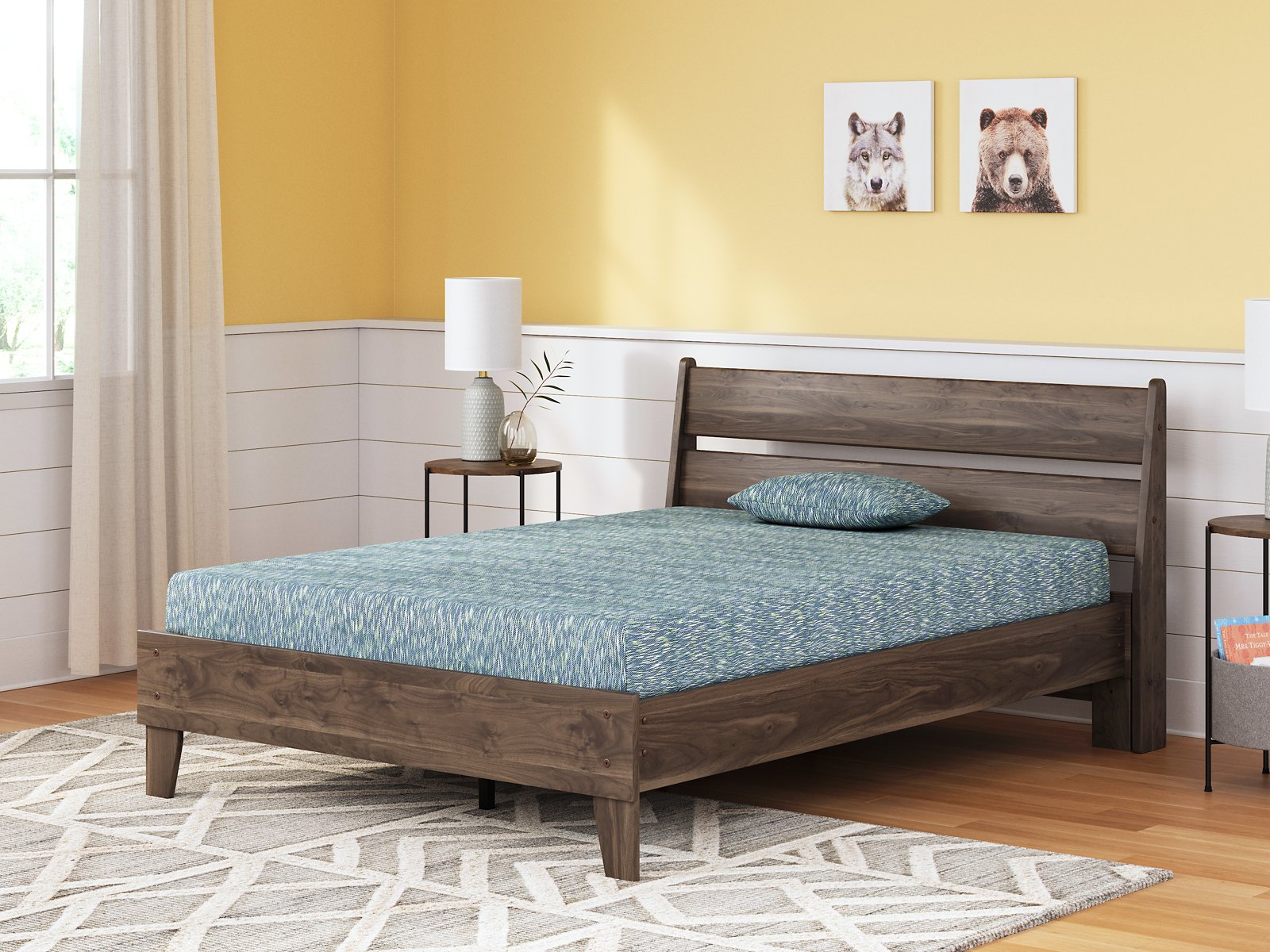 iKidz Blue Mattress and Pillow - Half Price Furniture