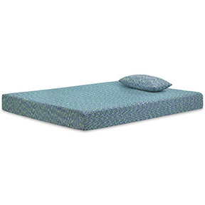 iKidz Blue Mattress and Pillow - Half Price Furniture