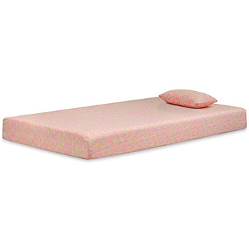 iKidz Pink Mattress and Pillow - Half Price Furniture