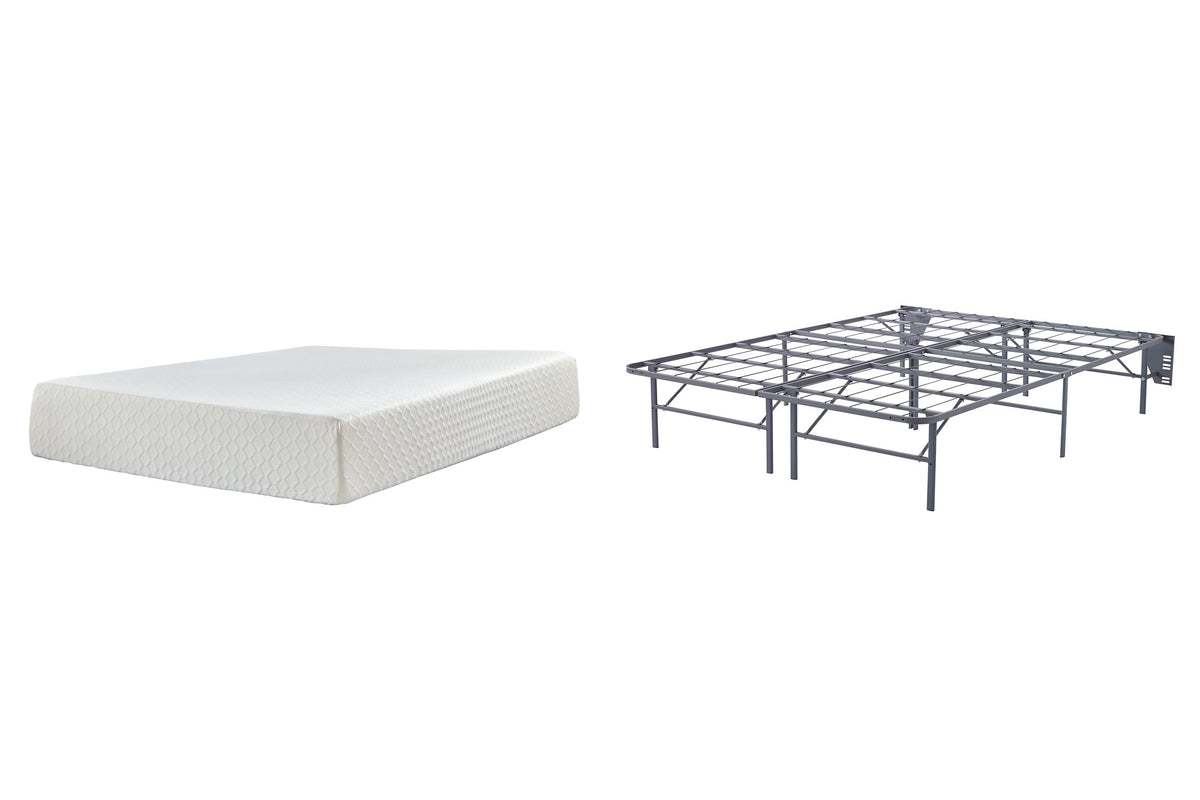 Chime 12 Inch Memory Foam Mattress Set Half Price Furniture