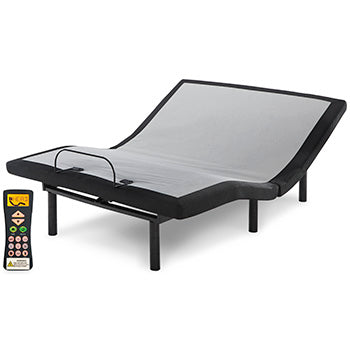 12 Inch Ashley Hybrid King Adjustable Base and Mattress Half Price Furniture