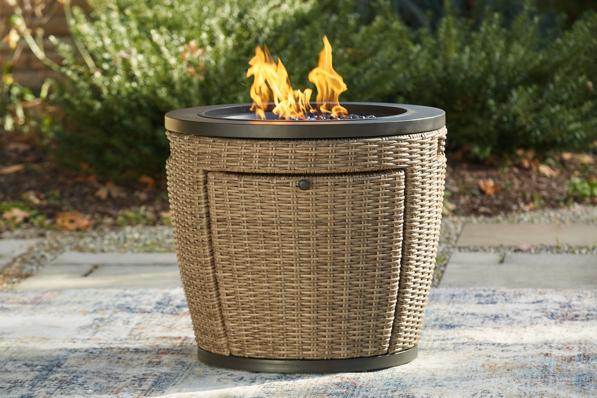 Malayah Fire Pit Half Price Furniture