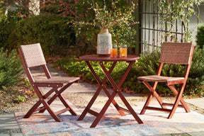 Safari Peak Outdoor Table and Chairs (Set of 3) - Half Price Furniture