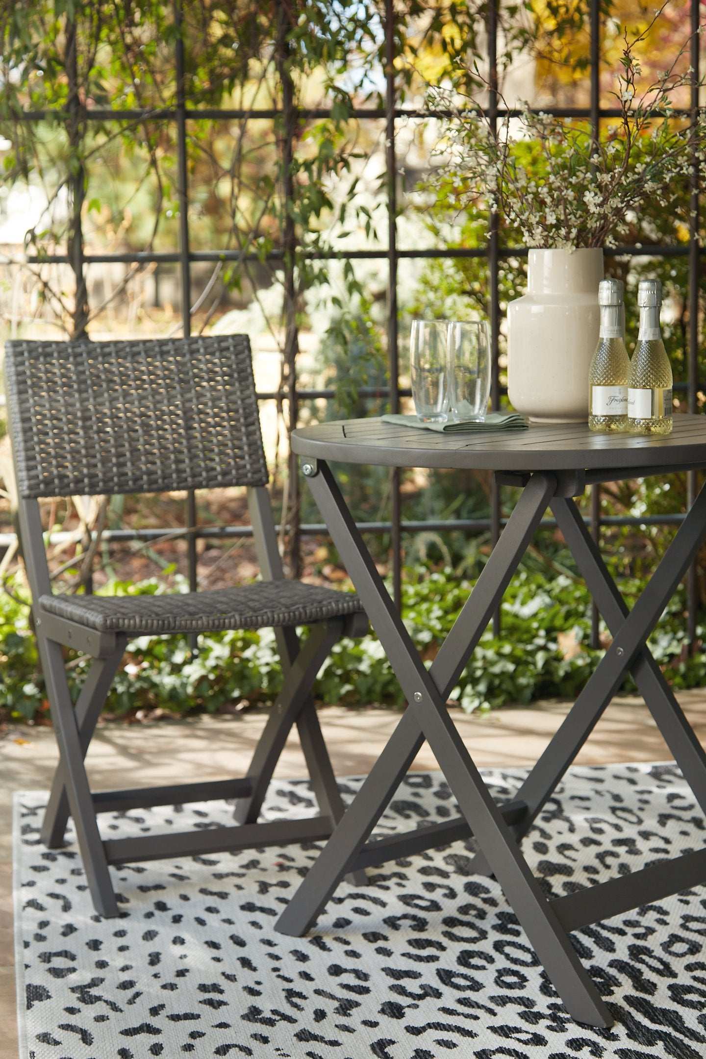 Safari Peak Outdoor Table and Chairs (Set of 3) - Half Price Furniture